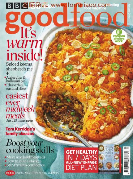 [英国版]BBC Good Food 美食杂志  2019年1月刊